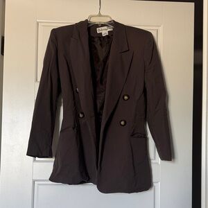 Dior Women's Elegant Brown Suit Jacket